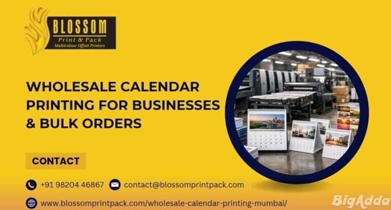 Wholesale Calendar Printing for Businesses & Bulk