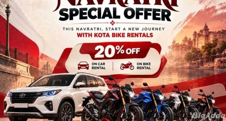 kota bike rents motorcycle rental in Kota
