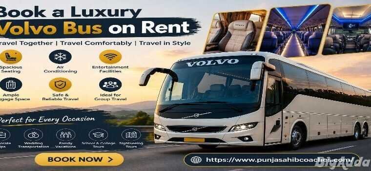 Book A Luxury Volvo Bus On Rent: Comfortable ride