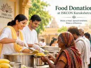 Food Donation at ISKCON Kurukshetra: A Mission of