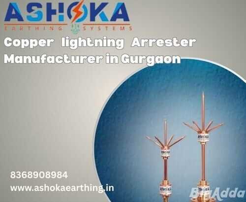 Copper Lightning Arrester Gurgaon Ashoka Earthing