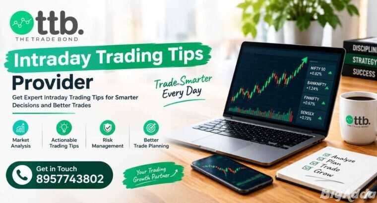 Intraday Trading Tips Provider for Smarter Market