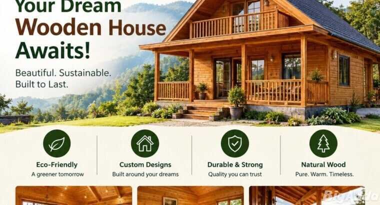 Wooden House Manufacturer in Delhi