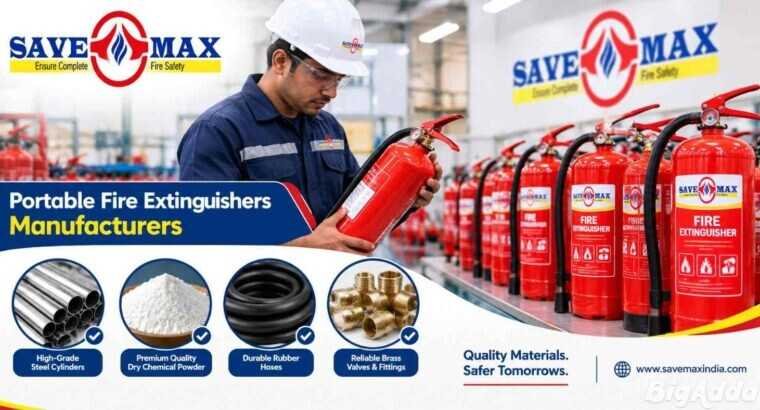 Portable Fire Extinguishers Manufacturers for Reli