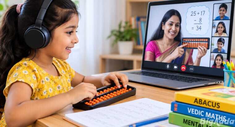 Online Abacus & Vedic Maths Classes for Kids | Sai