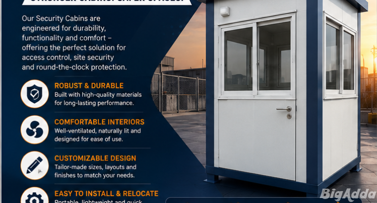 Security Cabin Price for Quality Portable Guard Ca